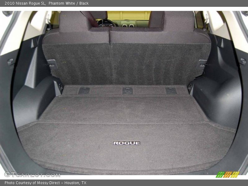 Phantom White / Black 2010 Nissan Rogue SL