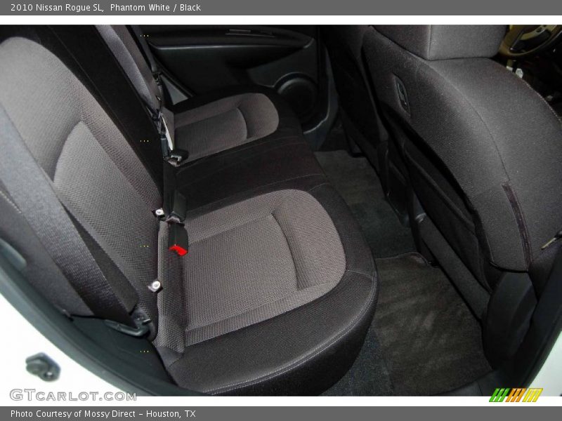 Phantom White / Black 2010 Nissan Rogue SL