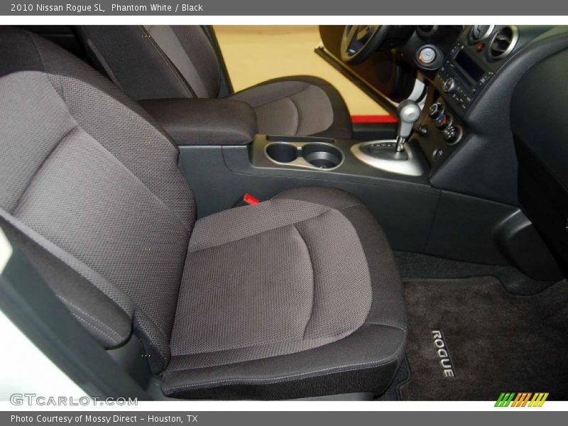Phantom White / Black 2010 Nissan Rogue SL