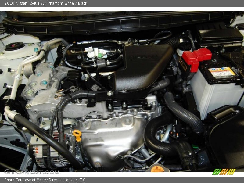 Phantom White / Black 2010 Nissan Rogue SL