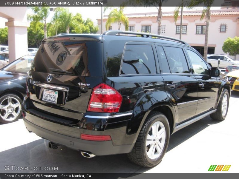 Black / Cashmere 2009 Mercedes-Benz GL 450 4Matic