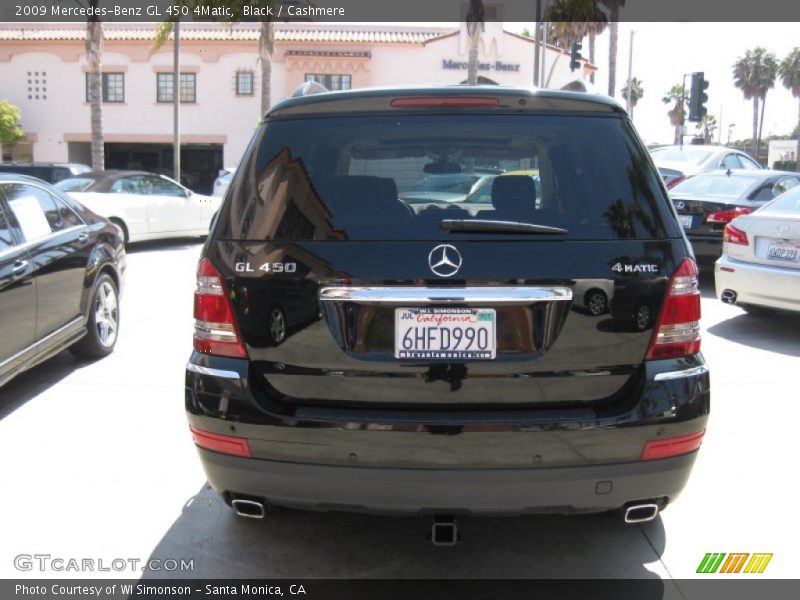 Black / Cashmere 2009 Mercedes-Benz GL 450 4Matic