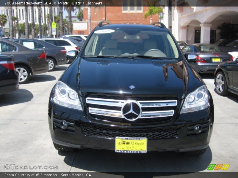 Black / Cashmere 2009 Mercedes-Benz GL 450 4Matic