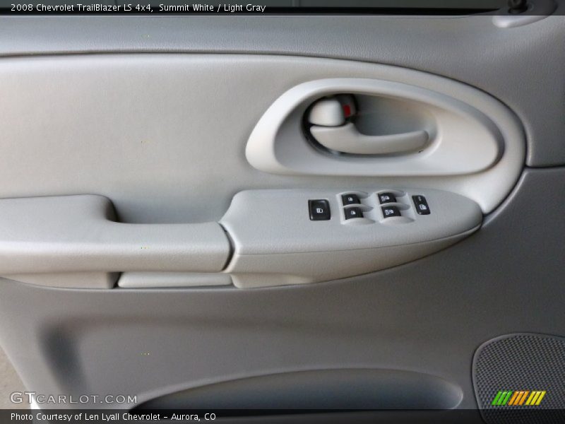Summit White / Light Gray 2008 Chevrolet TrailBlazer LS 4x4