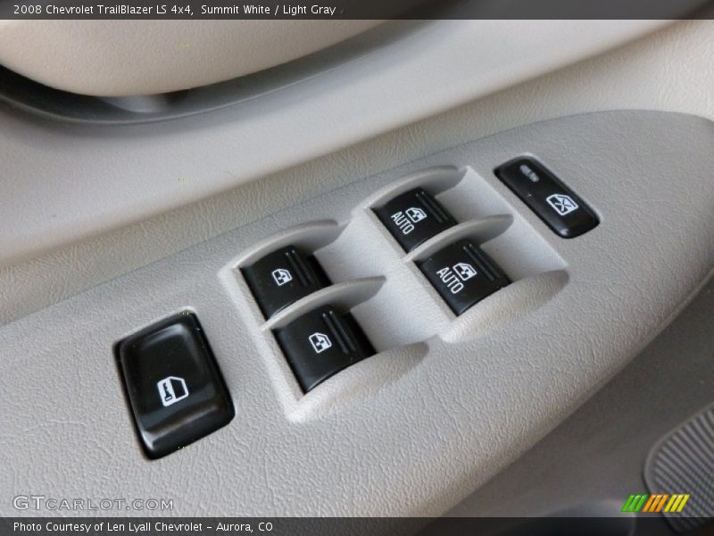 Summit White / Light Gray 2008 Chevrolet TrailBlazer LS 4x4