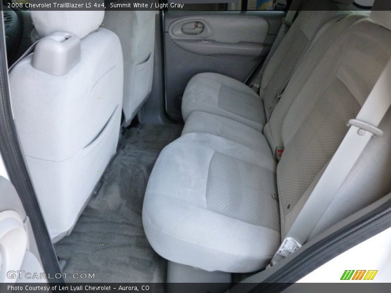 Summit White / Light Gray 2008 Chevrolet TrailBlazer LS 4x4