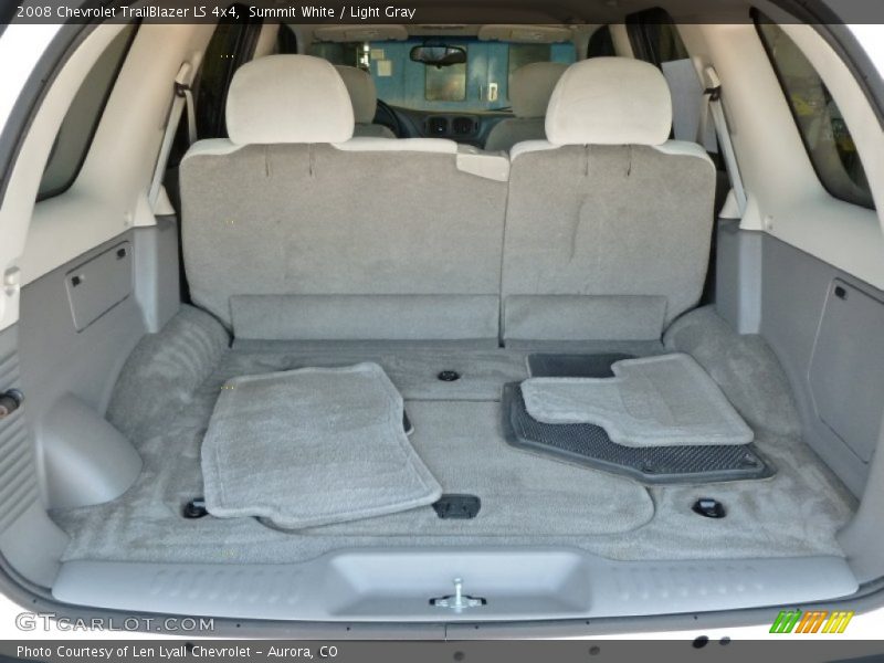 Summit White / Light Gray 2008 Chevrolet TrailBlazer LS 4x4
