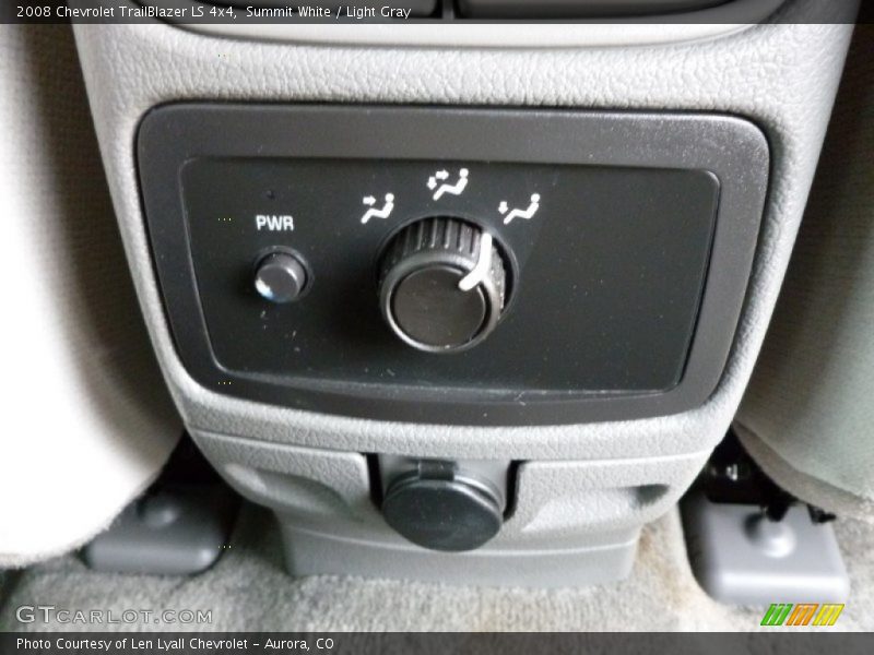 Summit White / Light Gray 2008 Chevrolet TrailBlazer LS 4x4