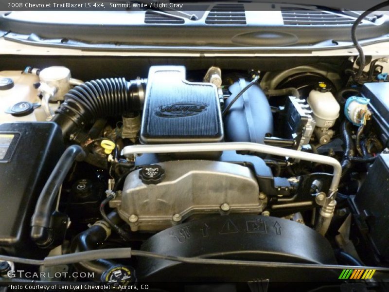Summit White / Light Gray 2008 Chevrolet TrailBlazer LS 4x4