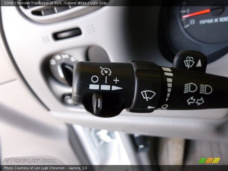 Summit White / Light Gray 2008 Chevrolet TrailBlazer LS 4x4