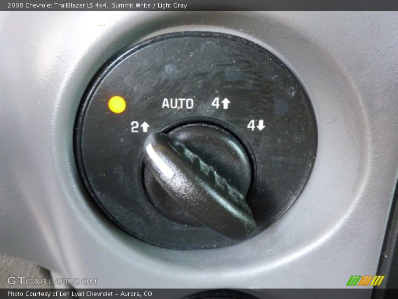 Summit White / Light Gray 2008 Chevrolet TrailBlazer LS 4x4