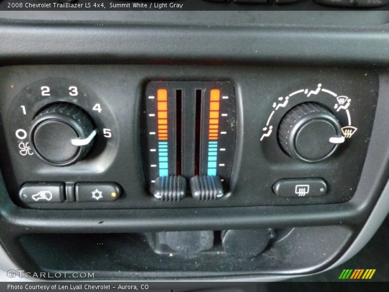 Summit White / Light Gray 2008 Chevrolet TrailBlazer LS 4x4