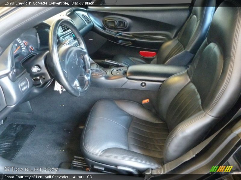  1998 Corvette Convertible Black Interior
