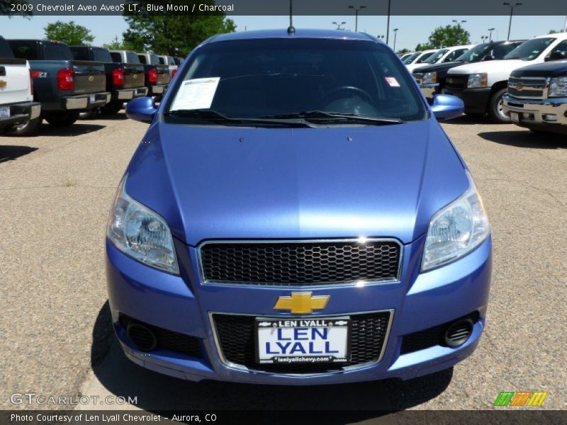 Blue Moon / Charcoal 2009 Chevrolet Aveo Aveo5 LT