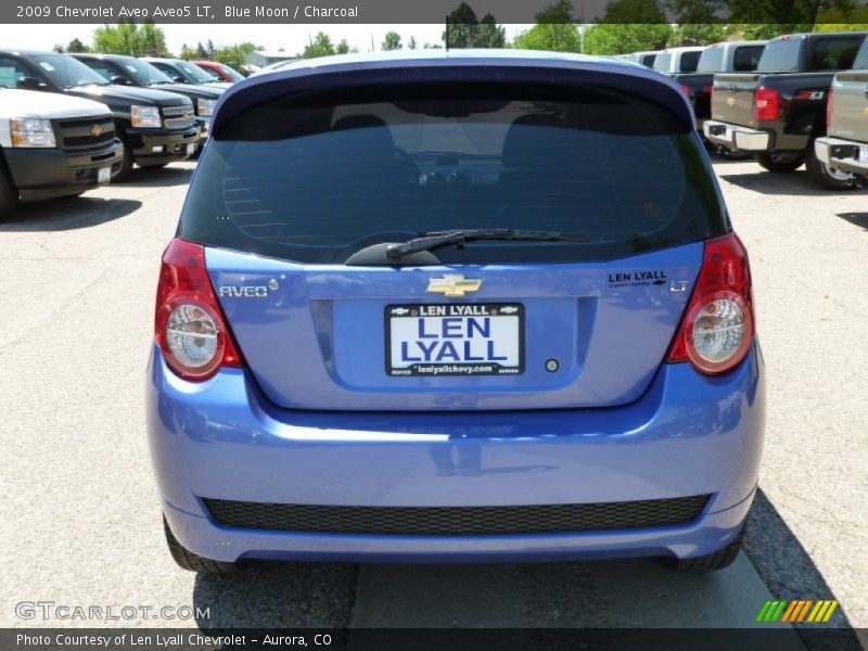 Blue Moon / Charcoal 2009 Chevrolet Aveo Aveo5 LT