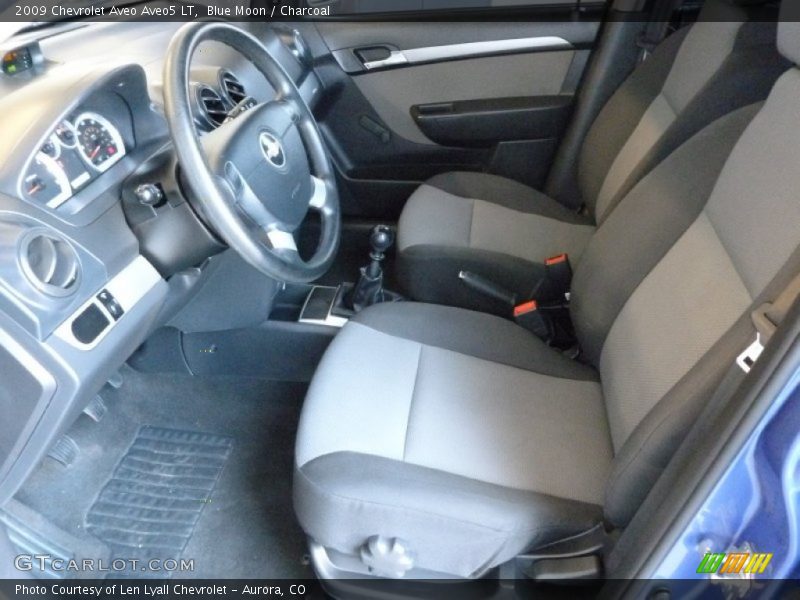 Blue Moon / Charcoal 2009 Chevrolet Aveo Aveo5 LT