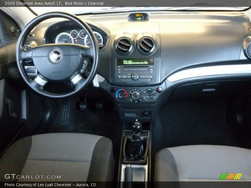 Blue Moon / Charcoal 2009 Chevrolet Aveo Aveo5 LT