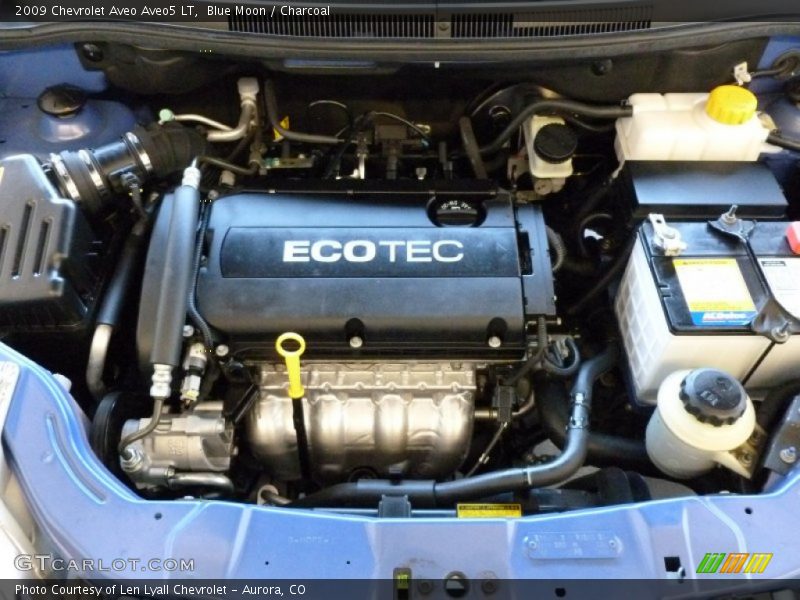 Blue Moon / Charcoal 2009 Chevrolet Aveo Aveo5 LT