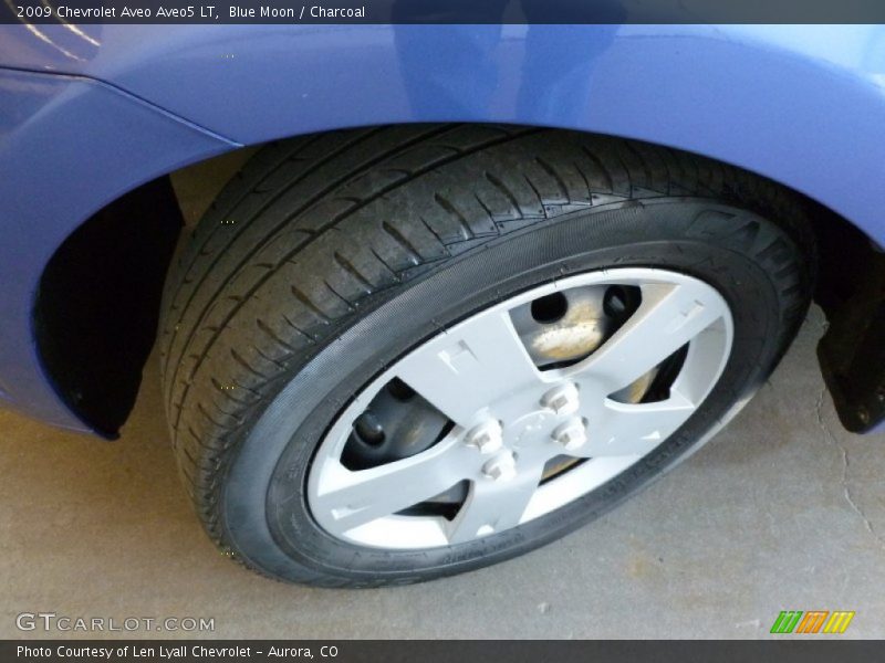 Blue Moon / Charcoal 2009 Chevrolet Aveo Aveo5 LT