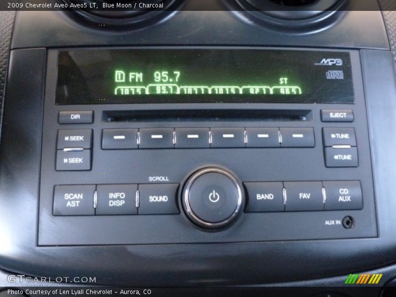 Blue Moon / Charcoal 2009 Chevrolet Aveo Aveo5 LT