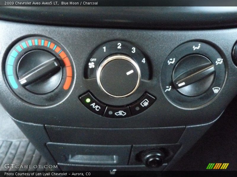Blue Moon / Charcoal 2009 Chevrolet Aveo Aveo5 LT
