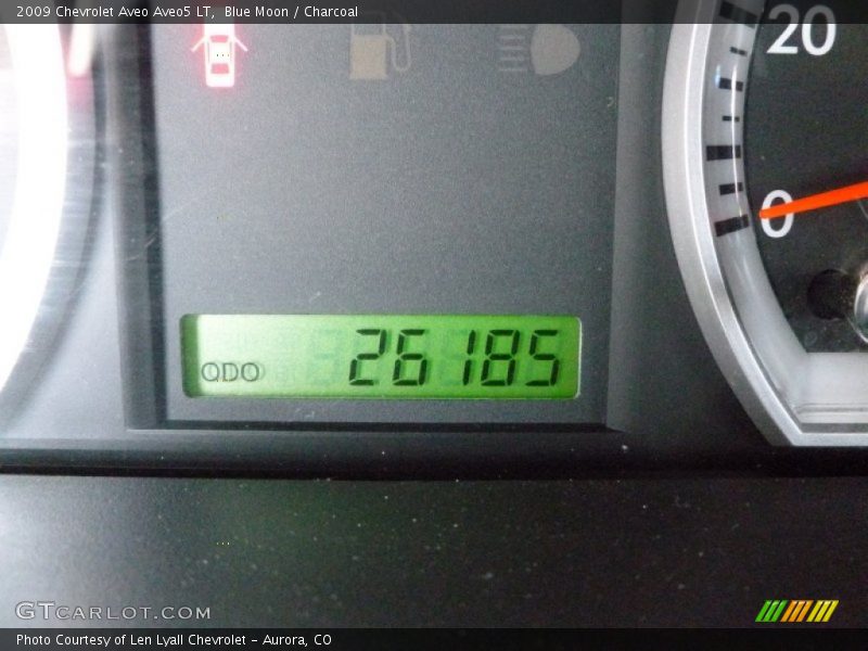 Blue Moon / Charcoal 2009 Chevrolet Aveo Aveo5 LT