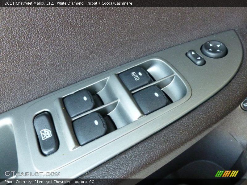 White Diamond Tricoat / Cocoa/Cashmere 2011 Chevrolet Malibu LTZ
