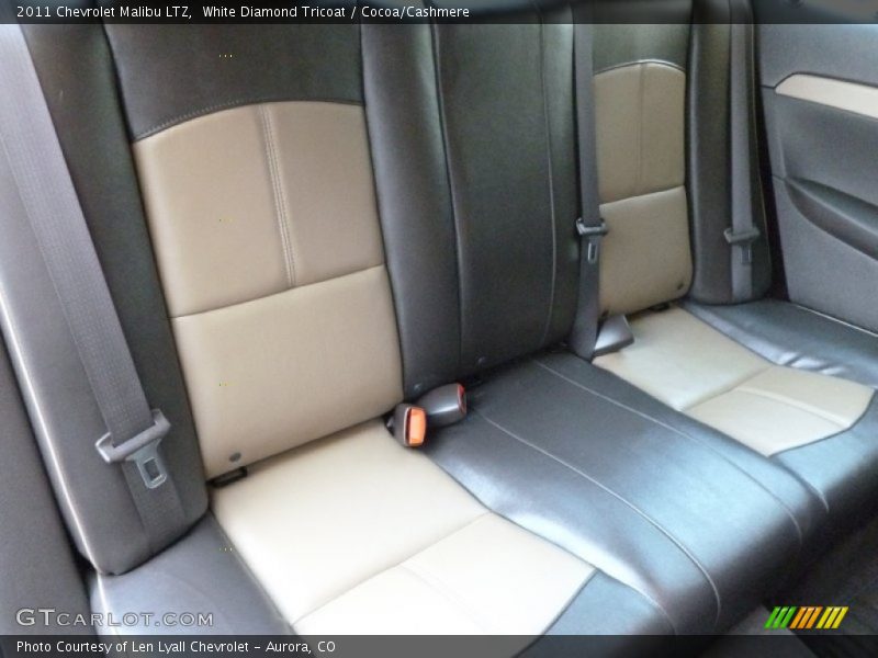 White Diamond Tricoat / Cocoa/Cashmere 2011 Chevrolet Malibu LTZ