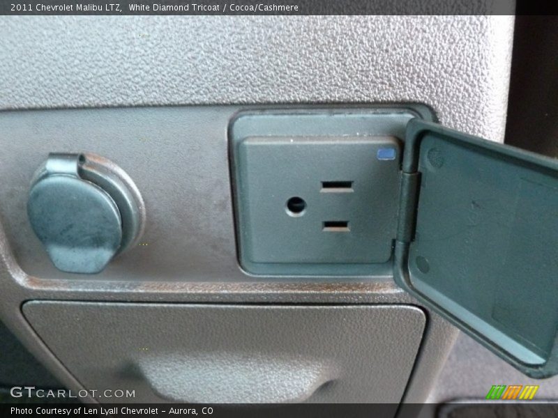 White Diamond Tricoat / Cocoa/Cashmere 2011 Chevrolet Malibu LTZ