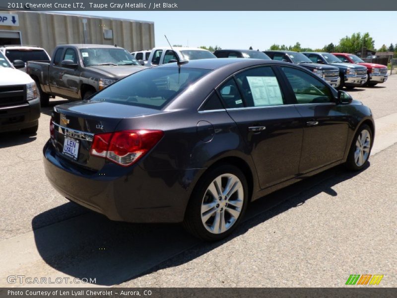 Taupe Gray Metallic / Jet Black 2011 Chevrolet Cruze LTZ