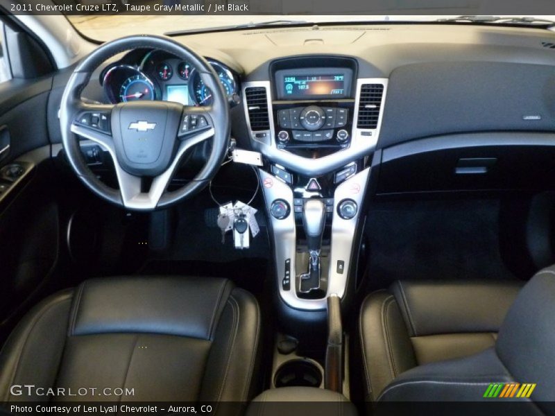 Taupe Gray Metallic / Jet Black 2011 Chevrolet Cruze LTZ