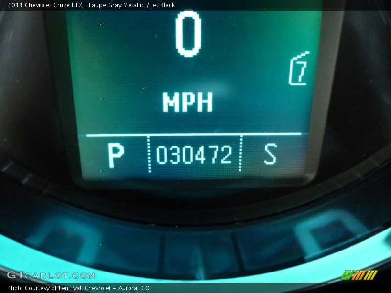 Taupe Gray Metallic / Jet Black 2011 Chevrolet Cruze LTZ