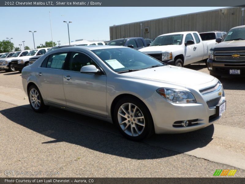 Silver Ice Metallic / Ebony 2012 Chevrolet Malibu LTZ