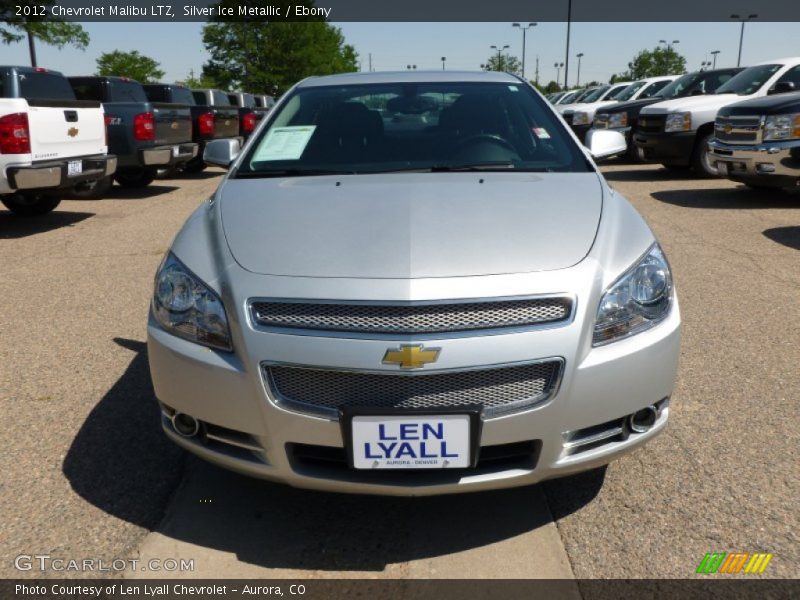 Silver Ice Metallic / Ebony 2012 Chevrolet Malibu LTZ