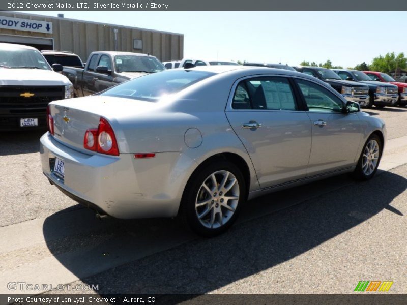 Silver Ice Metallic / Ebony 2012 Chevrolet Malibu LTZ
