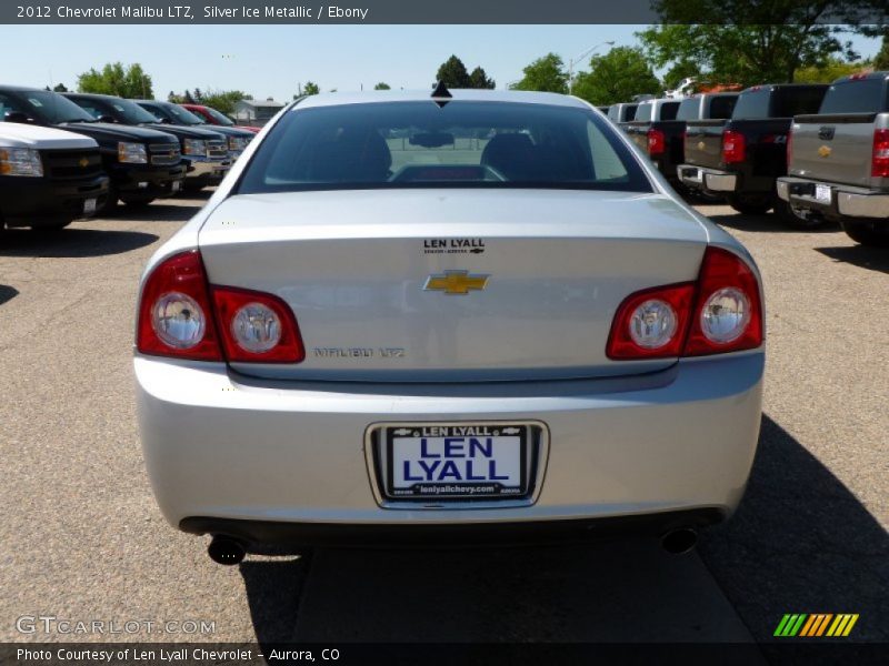 Silver Ice Metallic / Ebony 2012 Chevrolet Malibu LTZ