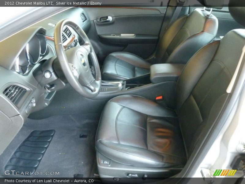 Silver Ice Metallic / Ebony 2012 Chevrolet Malibu LTZ