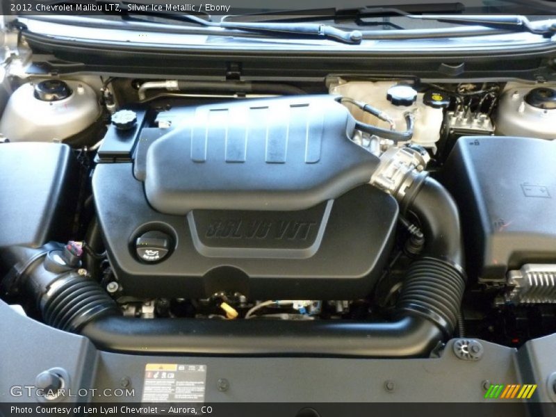 Silver Ice Metallic / Ebony 2012 Chevrolet Malibu LTZ