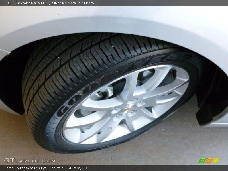Silver Ice Metallic / Ebony 2012 Chevrolet Malibu LTZ