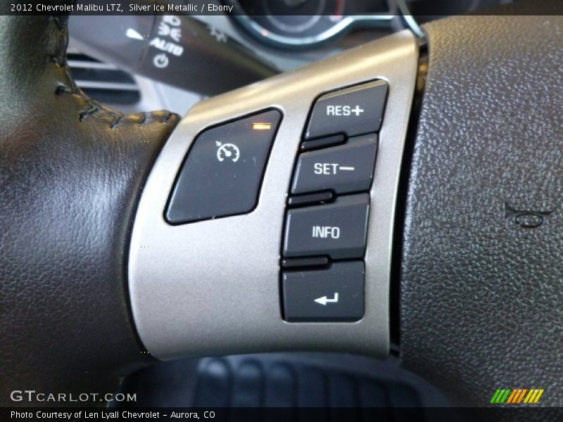 Silver Ice Metallic / Ebony 2012 Chevrolet Malibu LTZ