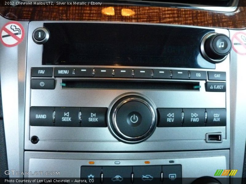 Silver Ice Metallic / Ebony 2012 Chevrolet Malibu LTZ