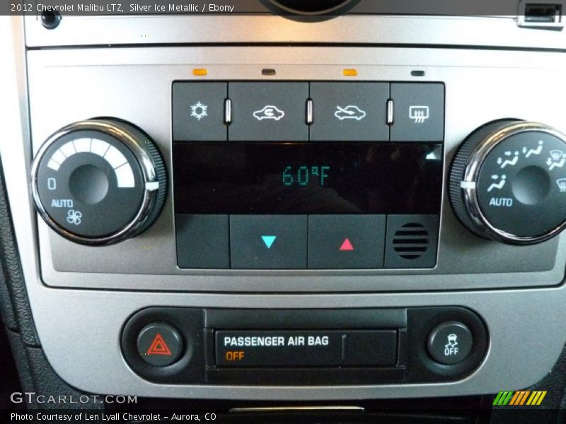 Silver Ice Metallic / Ebony 2012 Chevrolet Malibu LTZ