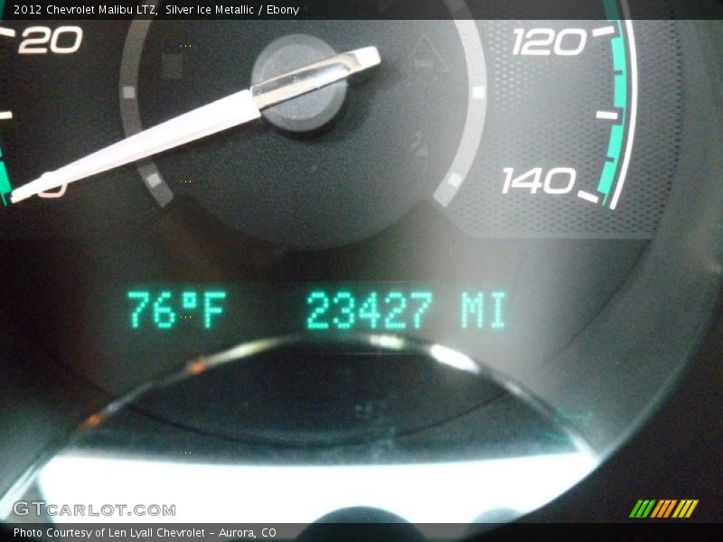 Silver Ice Metallic / Ebony 2012 Chevrolet Malibu LTZ