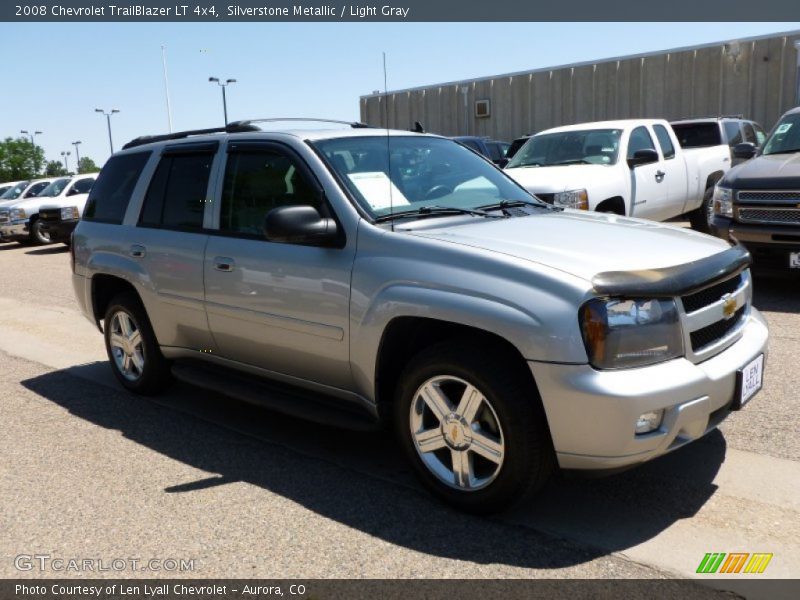 Silverstone Metallic / Light Gray 2008 Chevrolet TrailBlazer LT 4x4