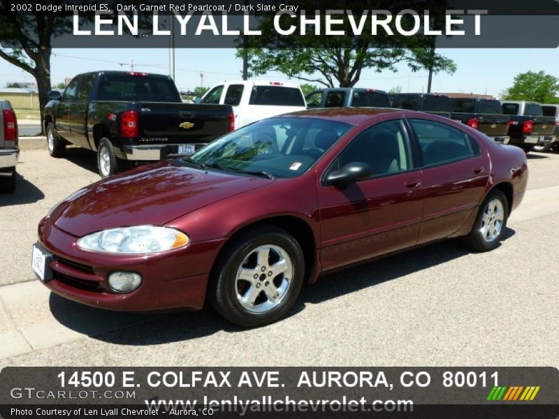Dark Garnet Red Pearlcoat / Dark Slate Gray 2002 Dodge Intrepid ES