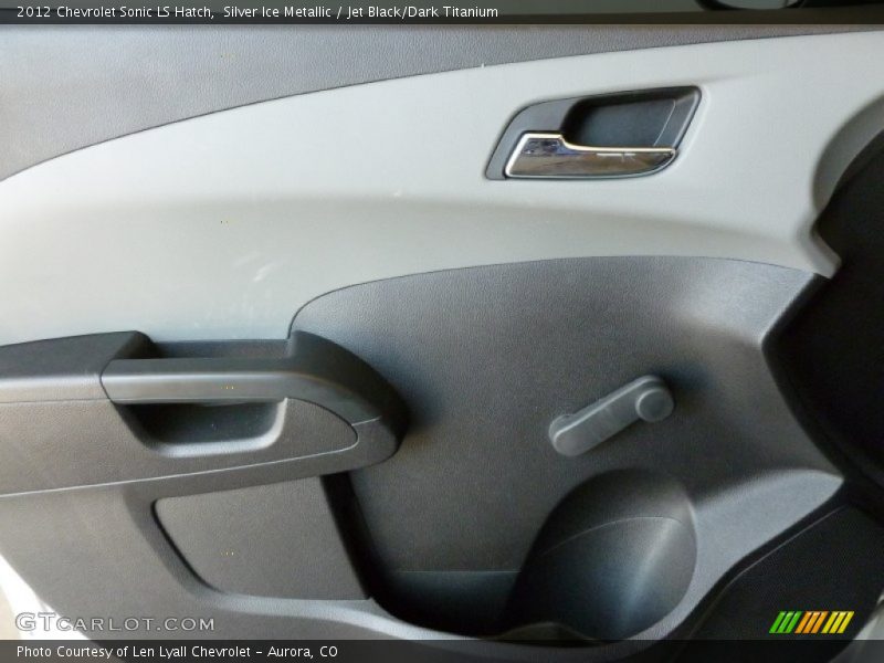 Silver Ice Metallic / Jet Black/Dark Titanium 2012 Chevrolet Sonic LS Hatch