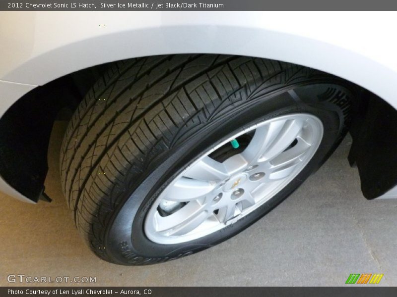 Silver Ice Metallic / Jet Black/Dark Titanium 2012 Chevrolet Sonic LS Hatch