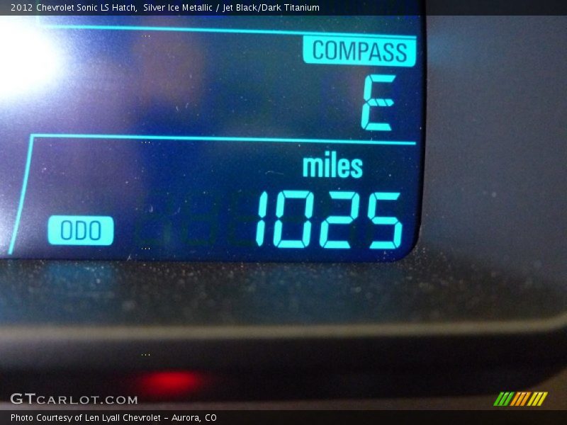 Silver Ice Metallic / Jet Black/Dark Titanium 2012 Chevrolet Sonic LS Hatch