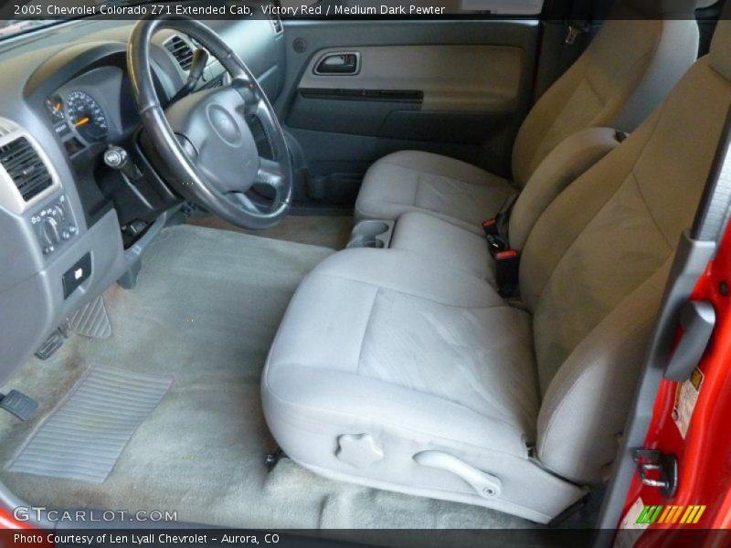 Victory Red / Medium Dark Pewter 2005 Chevrolet Colorado Z71 Extended Cab