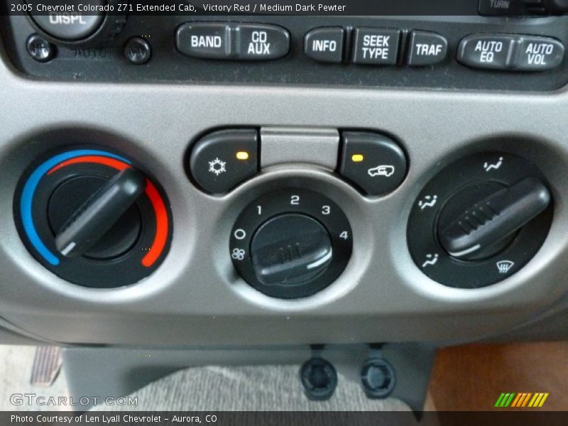 Victory Red / Medium Dark Pewter 2005 Chevrolet Colorado Z71 Extended Cab